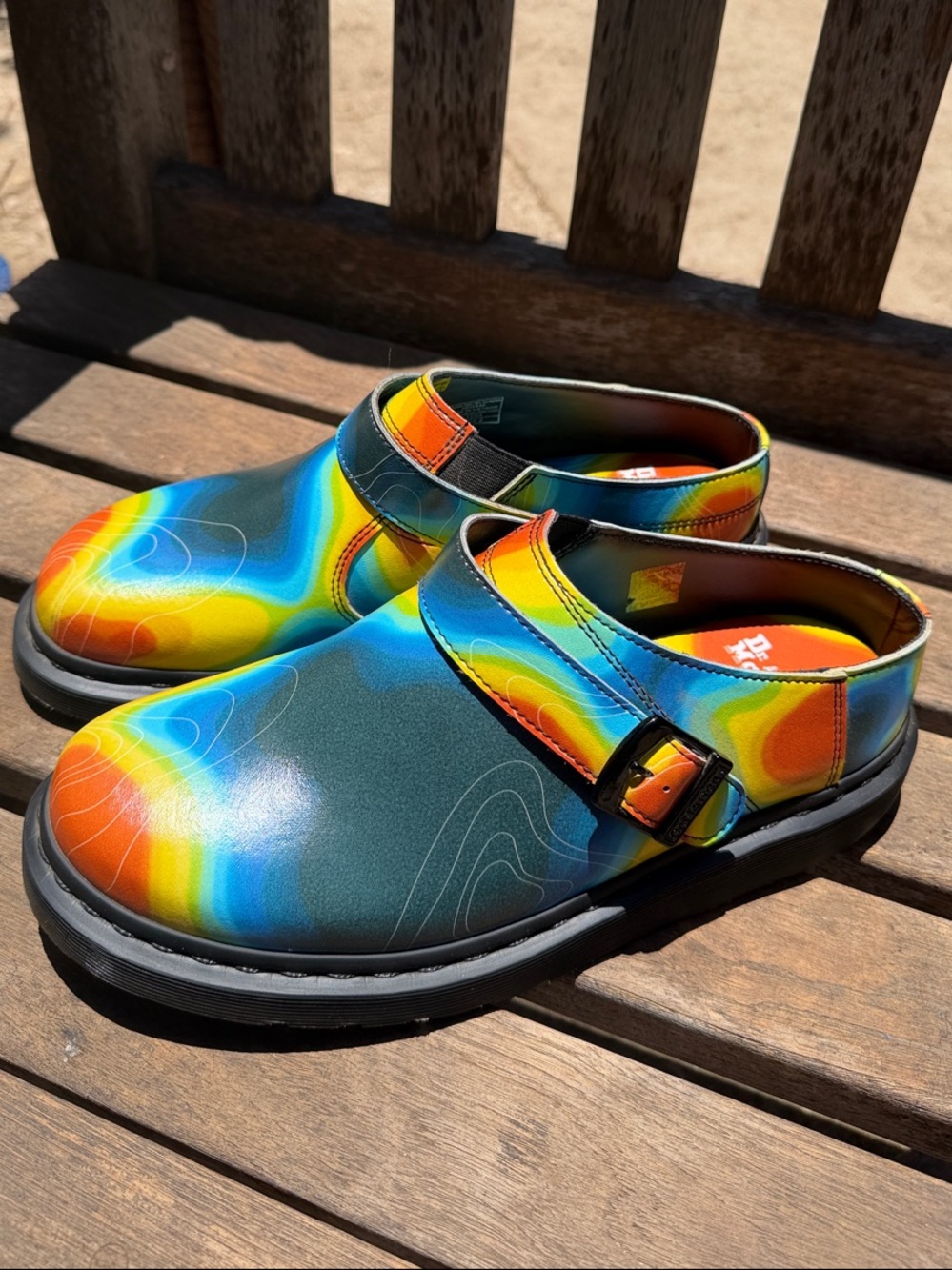 Dr. Martens Rainbow Gradient Slip-On Flats